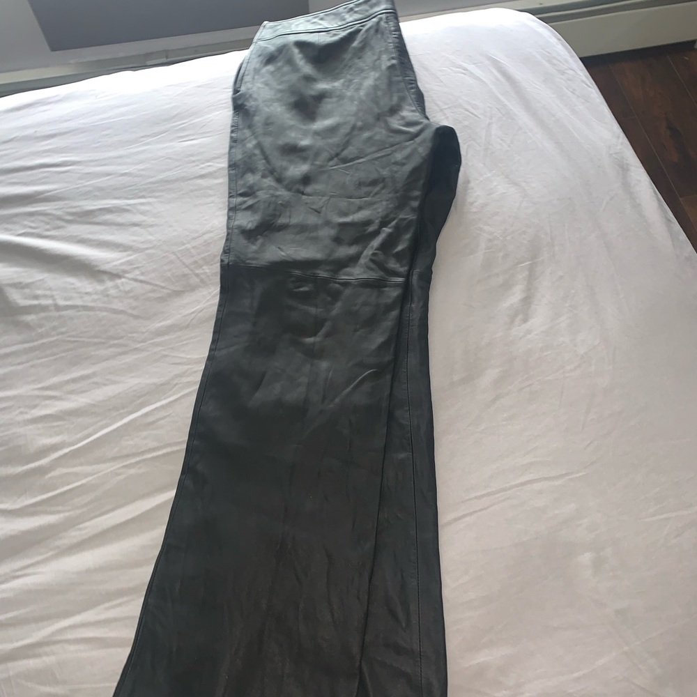 Danier Black Leather Pants